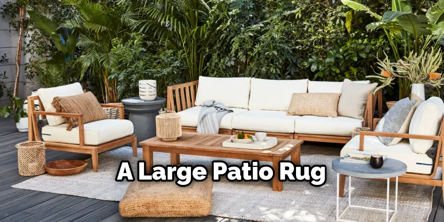 A Large Patio Rug