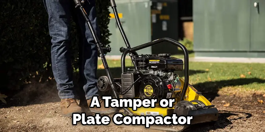 A Tamper or Plate Compactor