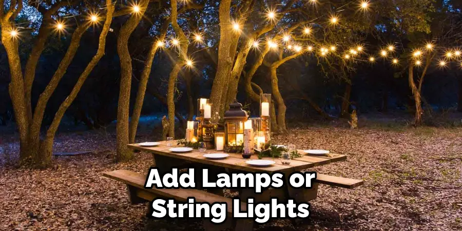 Add Lamps or String Lights