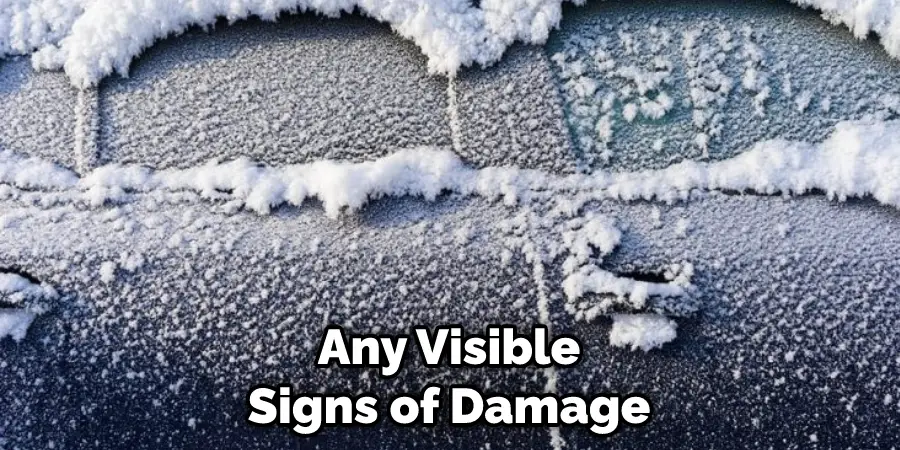 Any Visible Signs of Damage