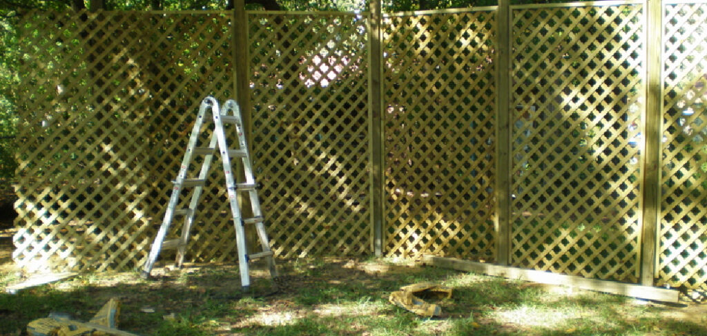 How to Cover a Lattice Patio Cover