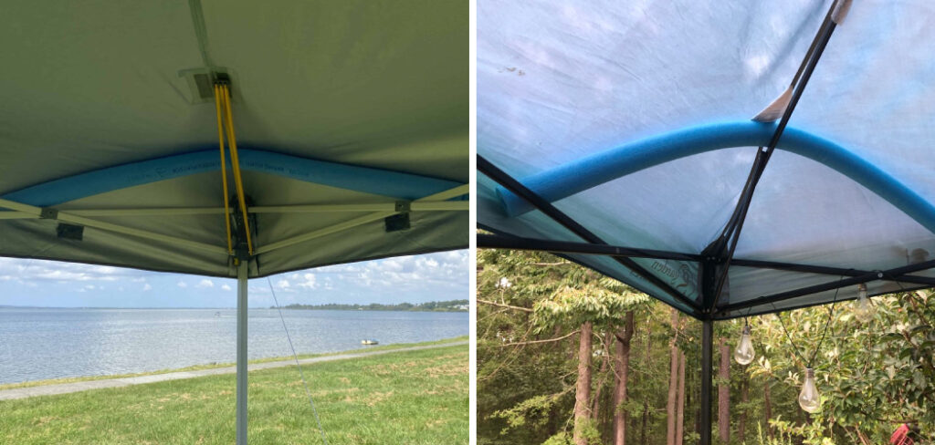 How to Keep Water From Pooling on Canopy