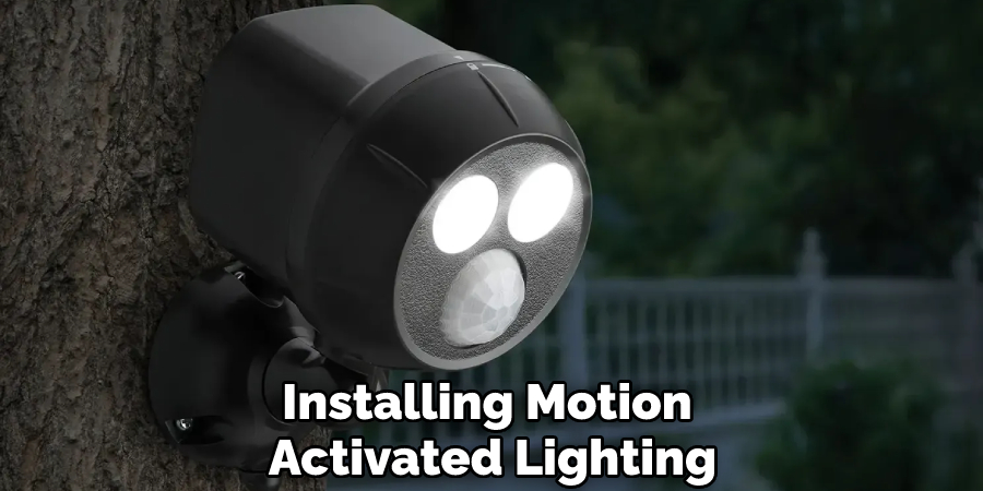 Installing Motion Activated Lighting