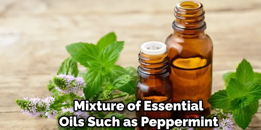 Mixture of Essential Oils Such as Peppermint