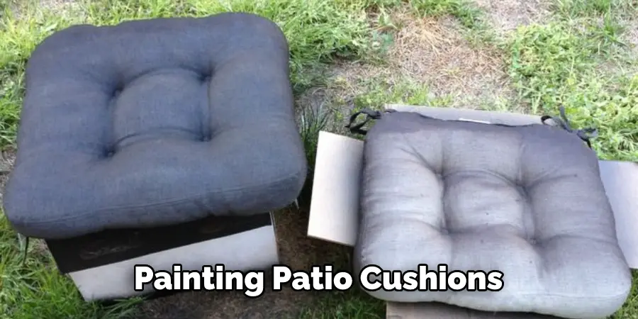 Painting Patio Cushions