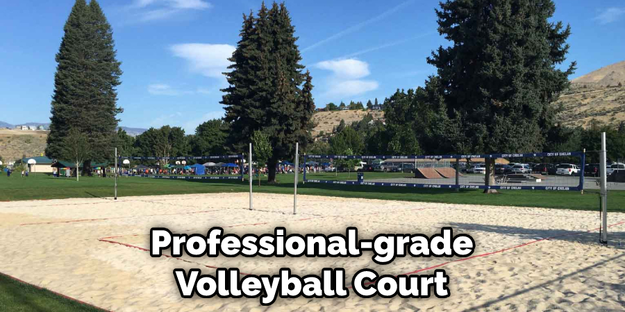 Professional-grade Volleyball Court