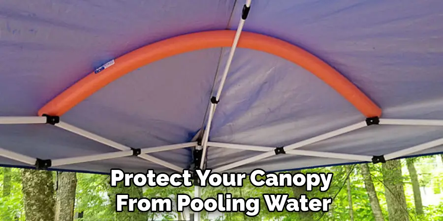 Protect Your Canopy From Pooling Water