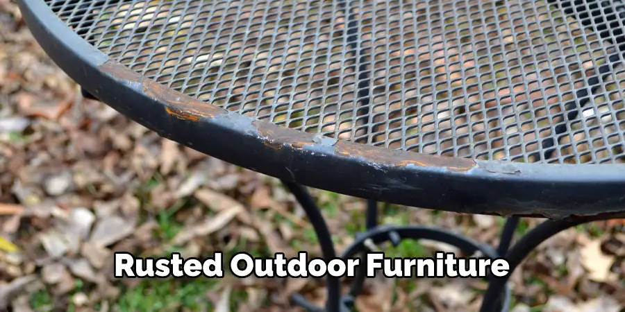 Rusted Outdoor Furniture
