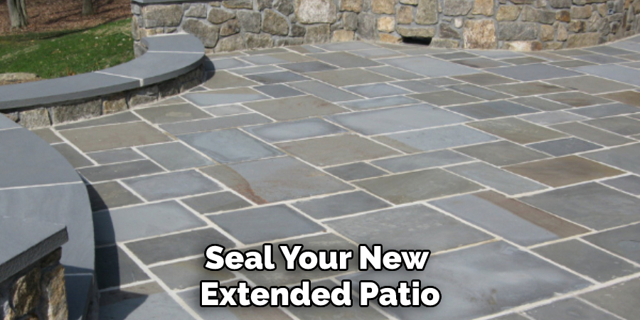 Seal Your New Extended Patio