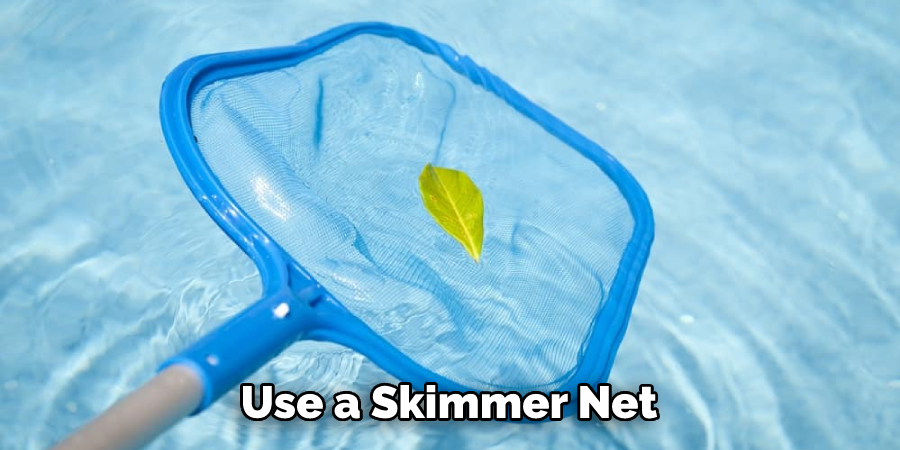 Use a Skimmer Net