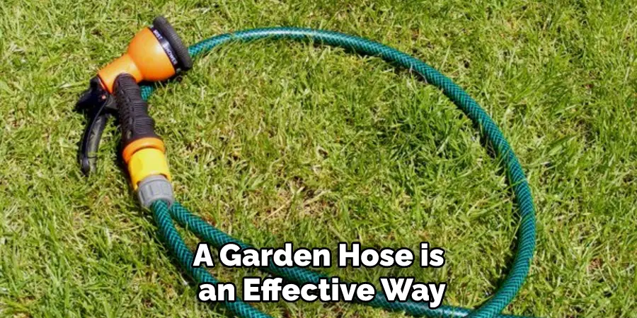 A Garden Hose is an Effective Way