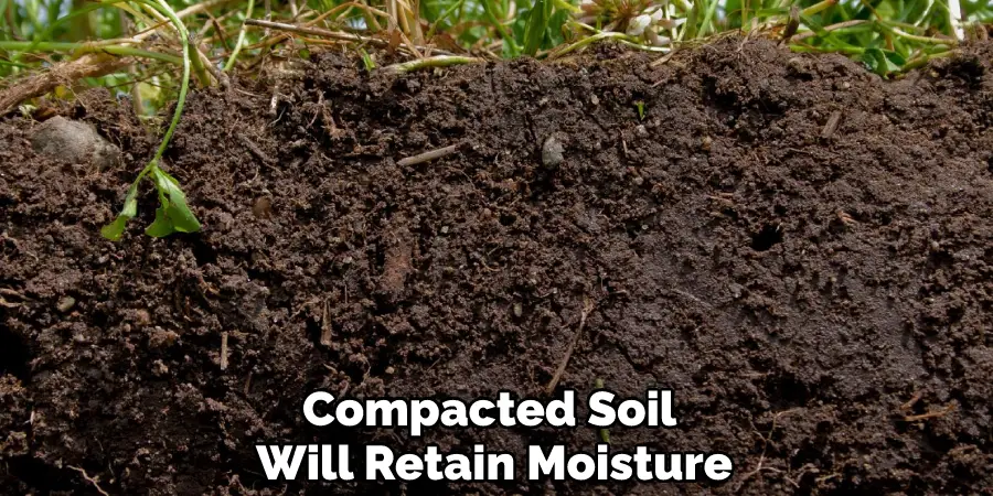 Compacted Soil Will Retain Moisture