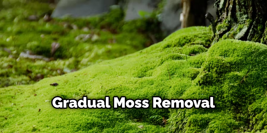 Gradual Moss Removal
