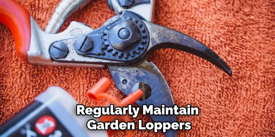 Regularly Maintain Garden Loppers