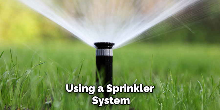 Using a Sprinkler System