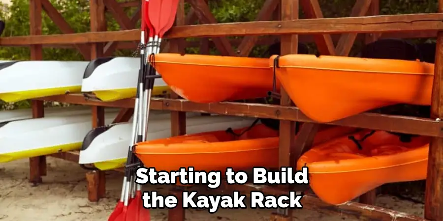 Starting to Build the Kayak Rack