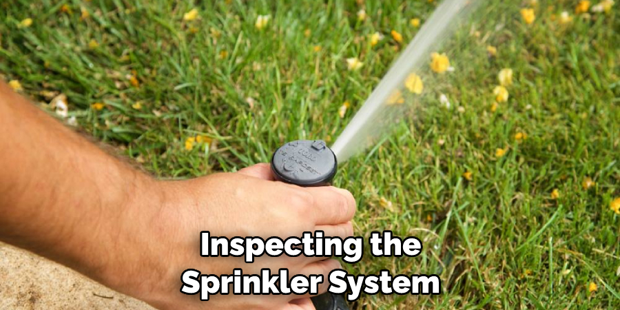 Inspecting the Sprinkler System