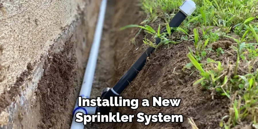 Installing a New Sprinkler System