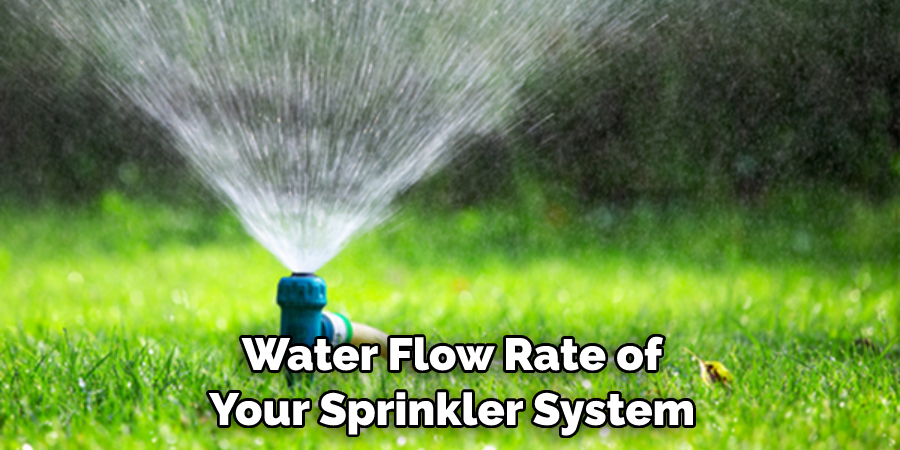 Water Flow Rate of Your Sprinkler System