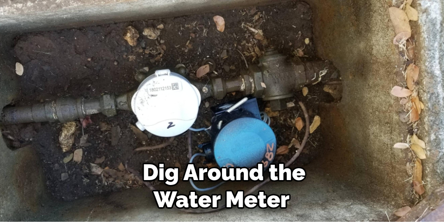 Dig Around the Water Meter