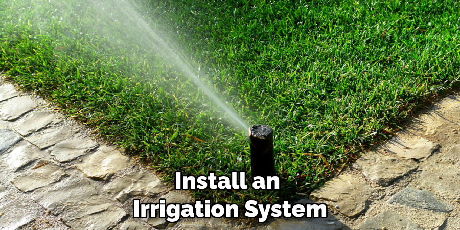 Install an Irrigation System