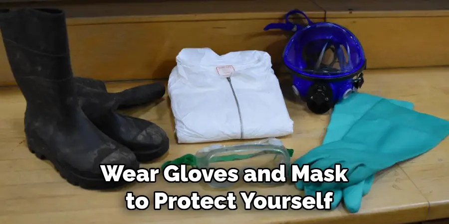 Wear Gloves and Mask
  to Protect Yourself