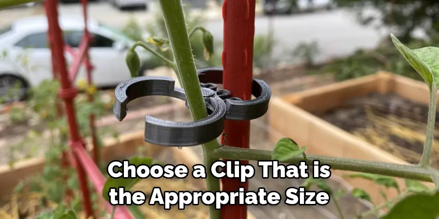 Choose a Clip That is the Appropriate Size