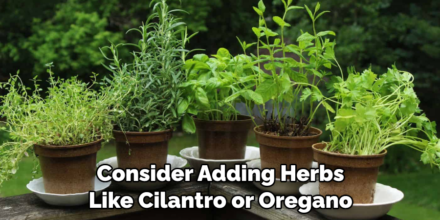 Consider Adding Herbs Like Cilantro or Oregano