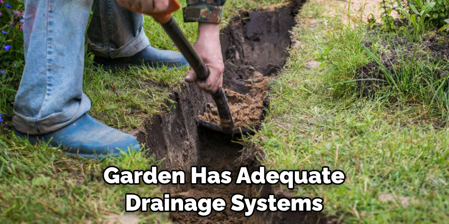Garden Has Adequate Drainage Systems