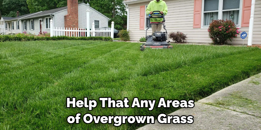 Help That Any Areas of Overgrown Grass