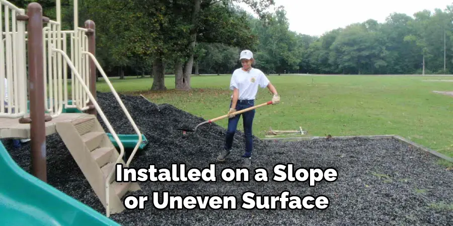 Installed on a Slope or Uneven Surface