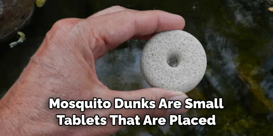Mosquito Dunks Are Small Tablets That Are Placed