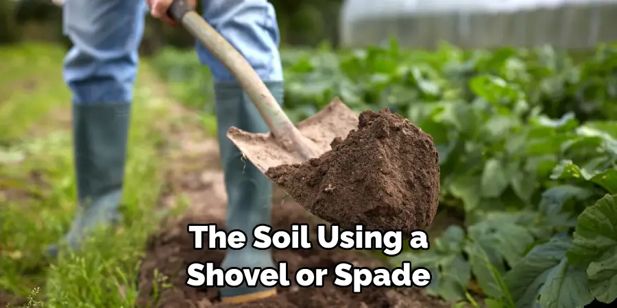 The Soil Using a Shovel or Spade