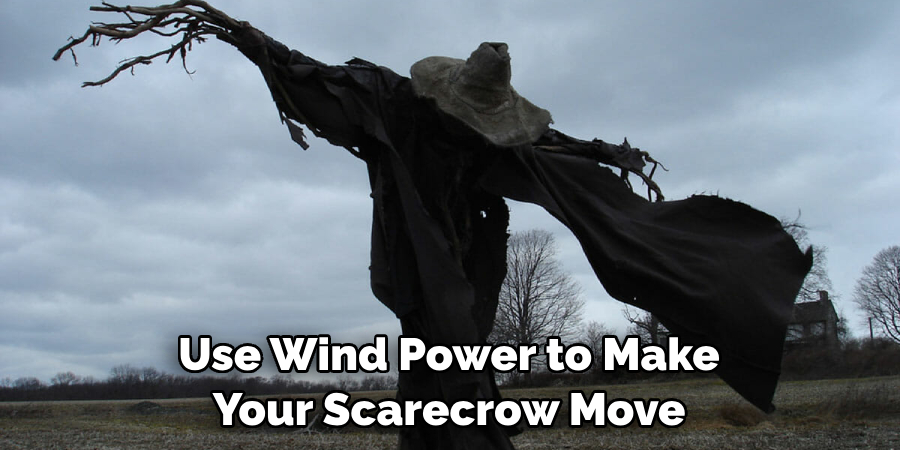 Use Wind Power to Make Your Scarecrow Move