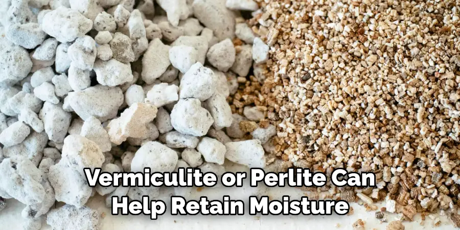 Vermiculite or Perlite Can Help Retain Moisture