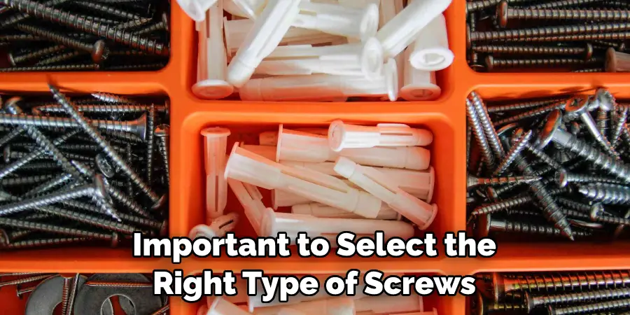Important to Select the Right Type of Screws