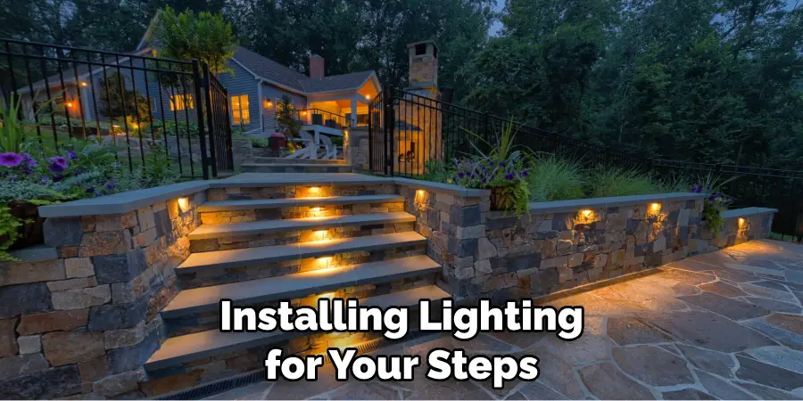 Installing Lighting for Your Steps