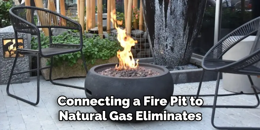 Connecting a Fire Pit to Natural Gas Eliminates