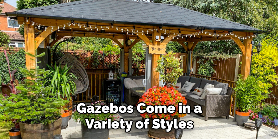 Gazebos Come in a Variety of Styles
