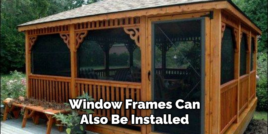 Window Frames Can Also Be Installed