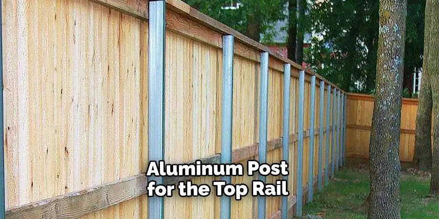 Aluminum Post for the Top Rail 