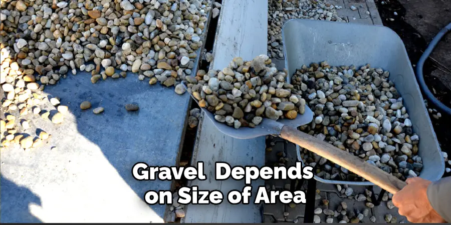 Amount of Gravel Depend on Size of the Area