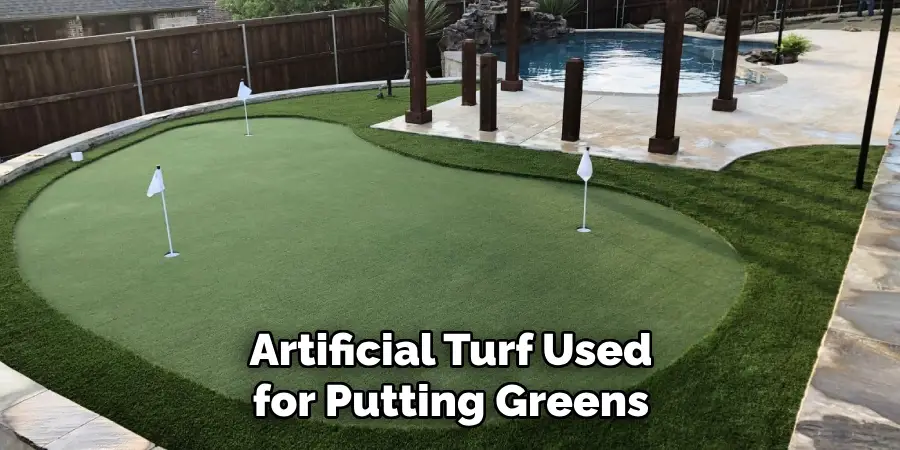 Artificial Turf Used for Putting Greens