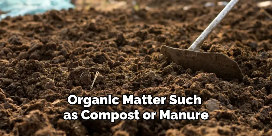 Adding Organic Matter Such as Compost or Manure