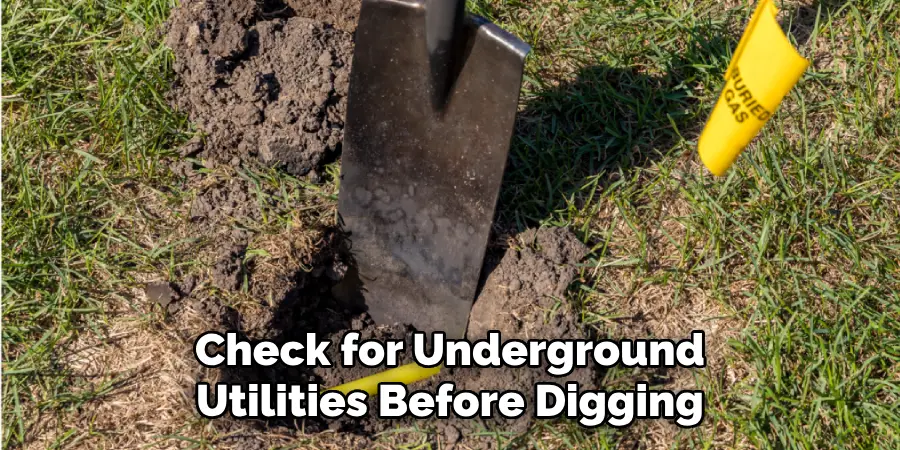 Check for Underground Utilities Before Digging
