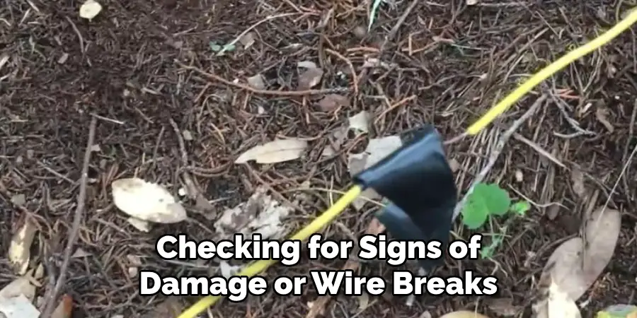 Checking for Signs of Damage or Wire Breaks
