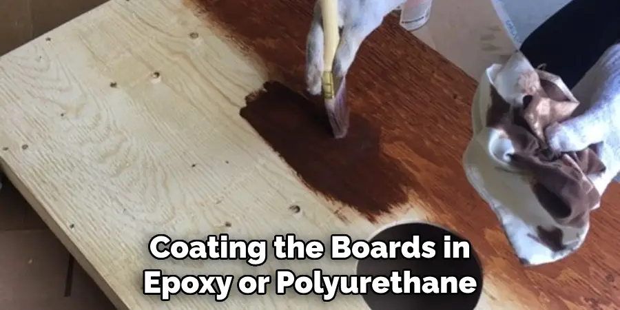 Coating the Boards in Epoxy or Polyurethane