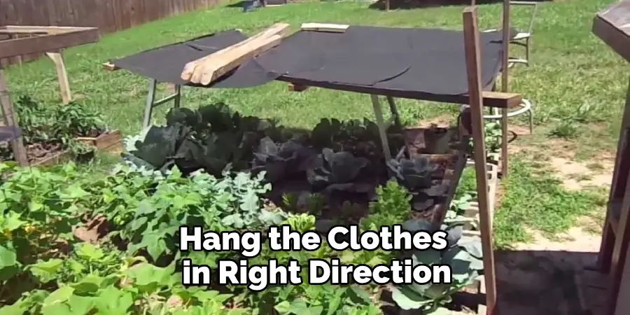 Hang the Clothes in the Right Direction