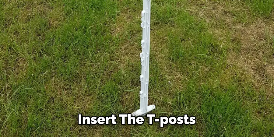  Insert The T-posts