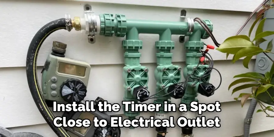  Install the Timer in a Spot Close to Electrical Outlet